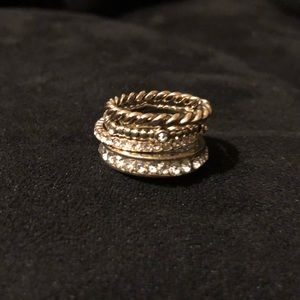 Gold Stacker Ring Set